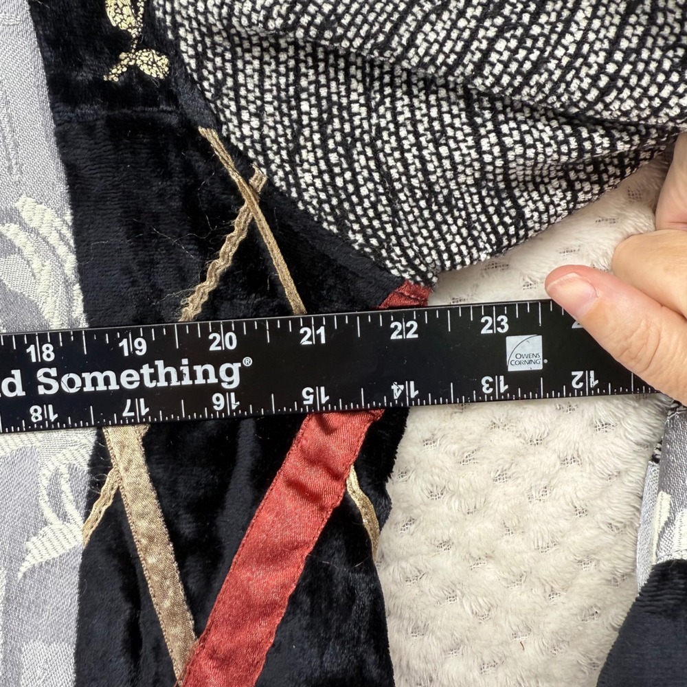 First Vision By Shirin Patchwork Jacket Button Up… - image 4